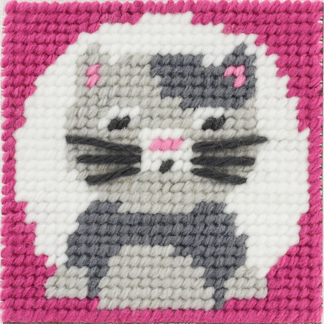 Broderingskit Barn Katt
