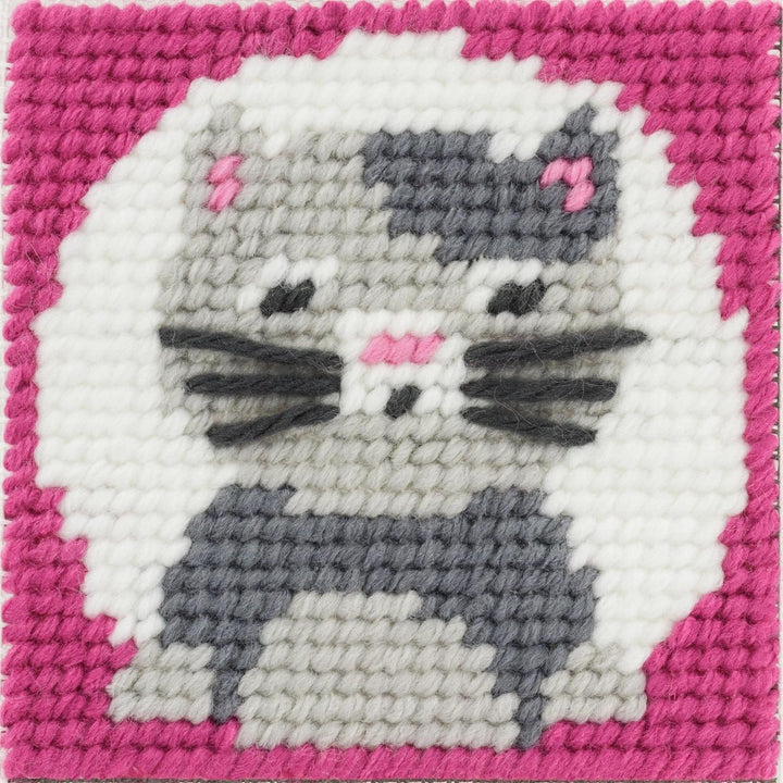 Broderingskit Barn Katt