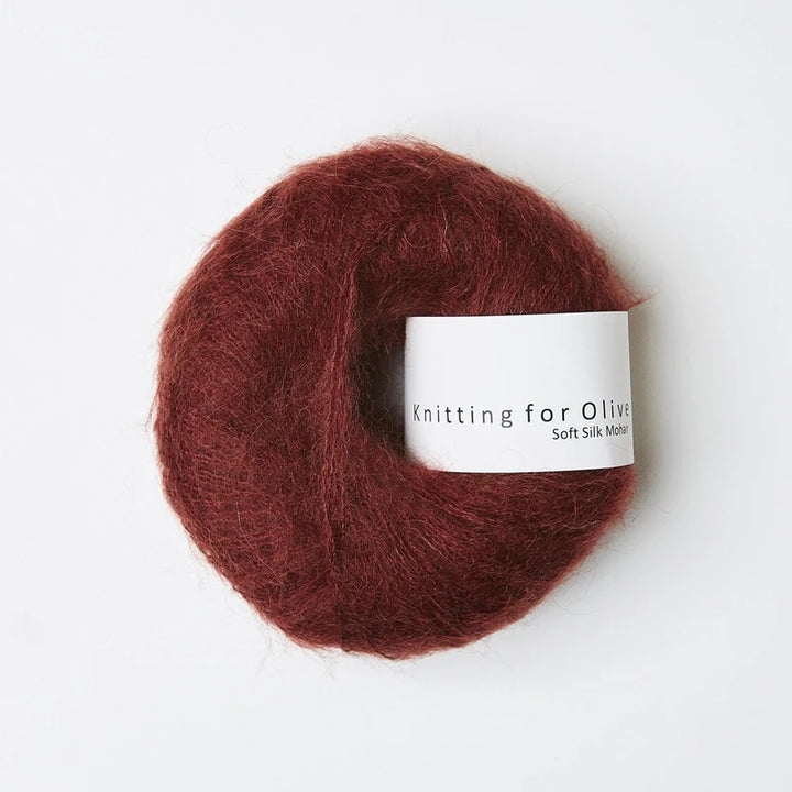 Soft Silk Mohair - Vinrød