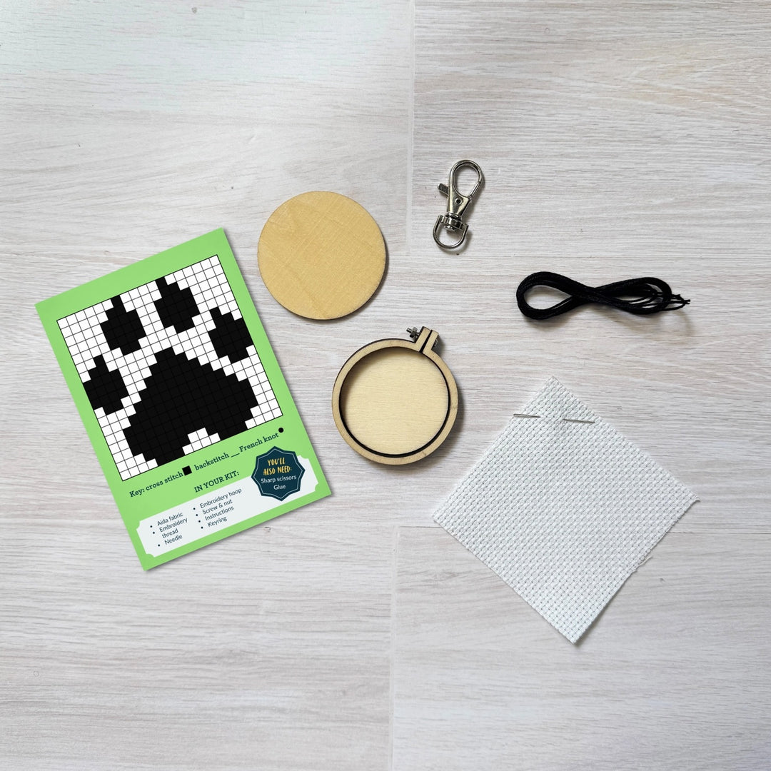Mini Broderingskit Friends Fur-Ever