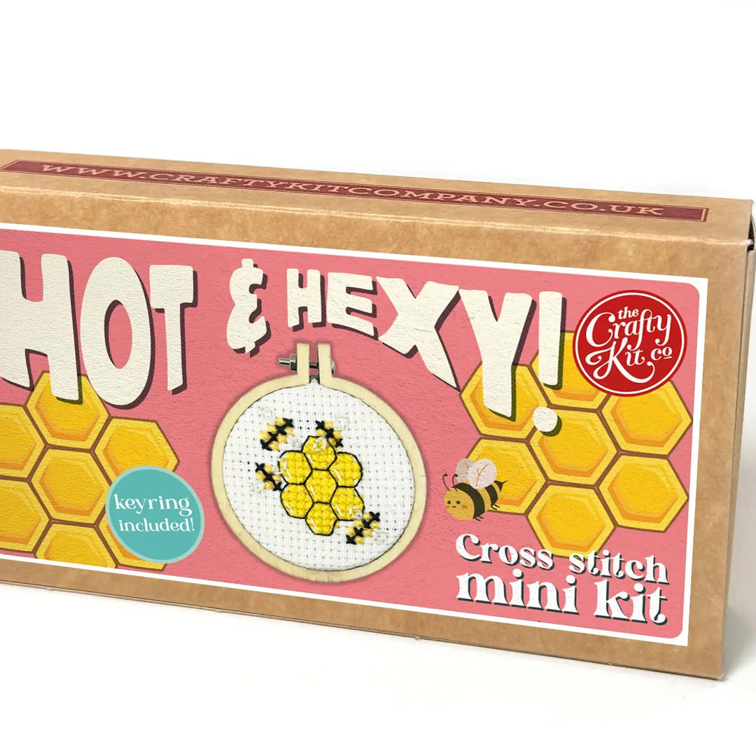 Mini Broderingskit Hot & Hexy