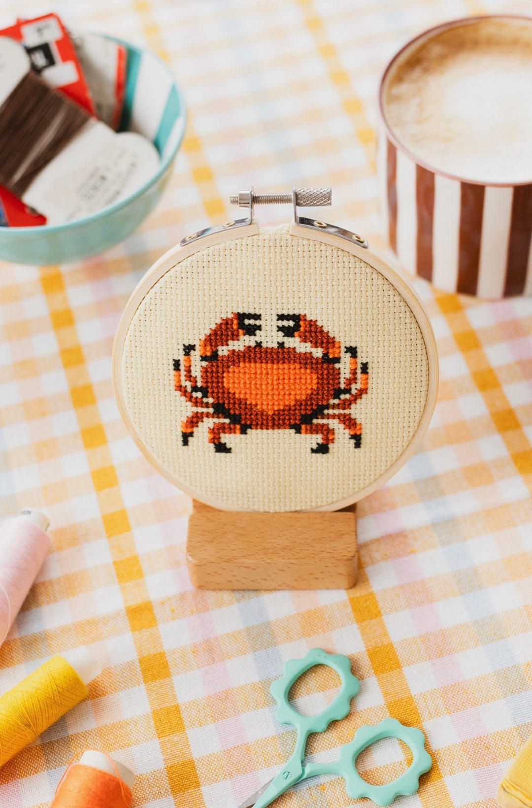 Cross Stitch Kit Crab