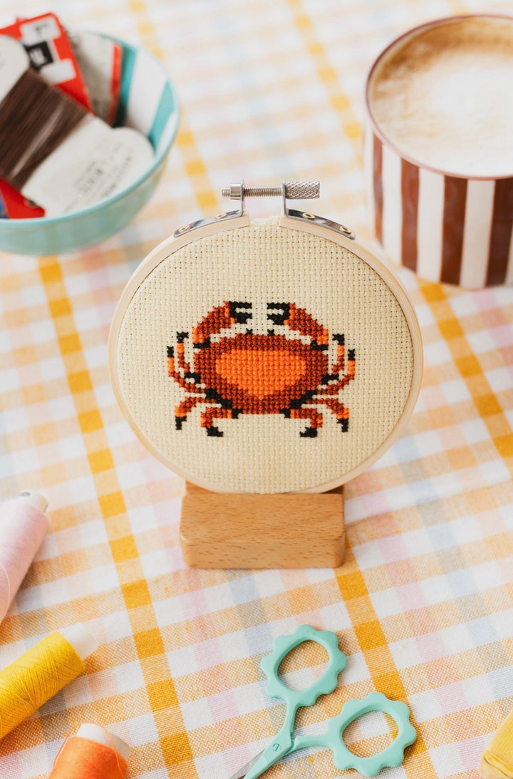 Cross Stitch Kit Crab