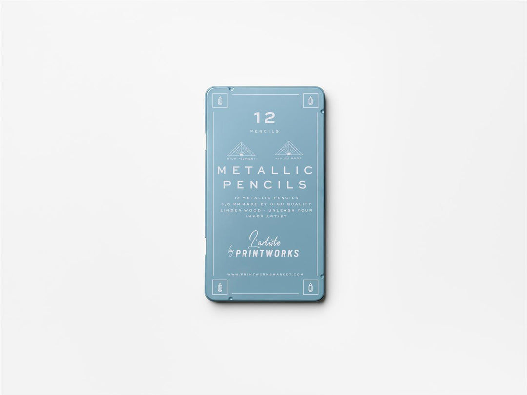 12 Fargeblyanter - Metallic