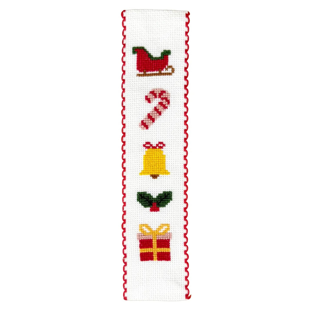 Broderingskit Bokmerke Christmas Magic