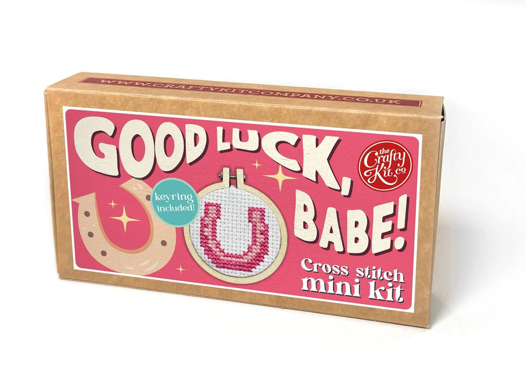 Mini Broderingskit Good Luck, Babe!