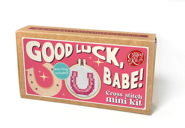 Mini Broderingskit Good Luck, Babe!