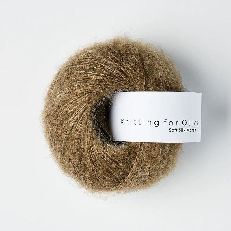 Soft Silk Mohair - Nøttebrun