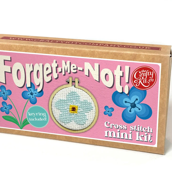 Mini Broderingskit Forget-Me-Not