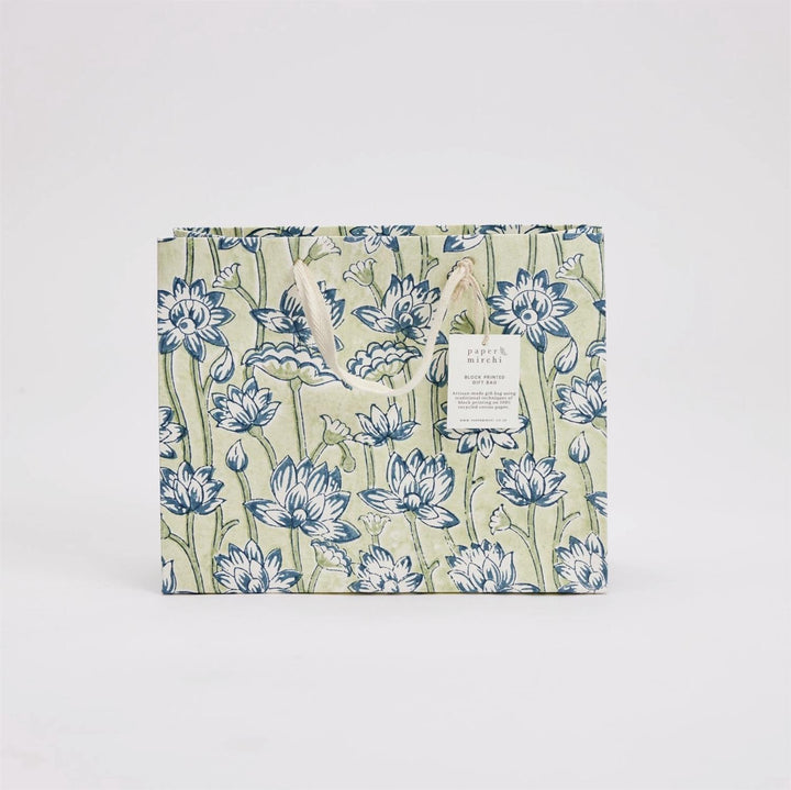 Block Printed Gift Bag