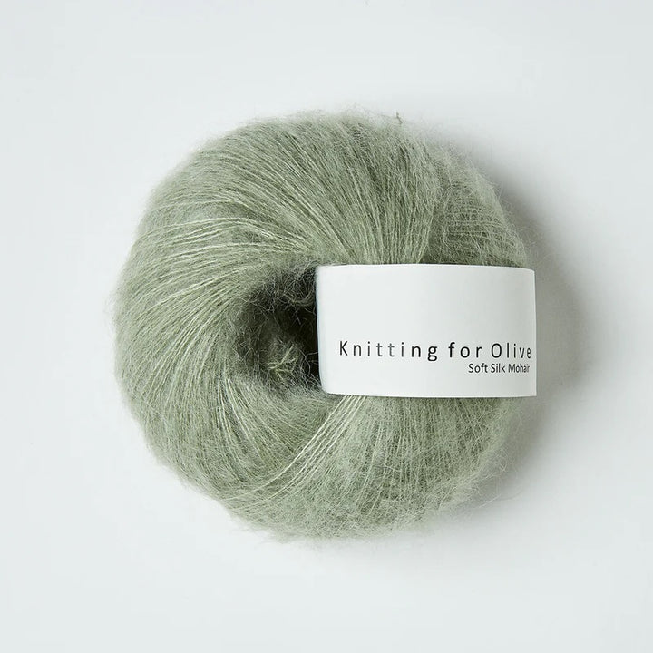 Soft Silk Mohair - Støvet Artiskokk