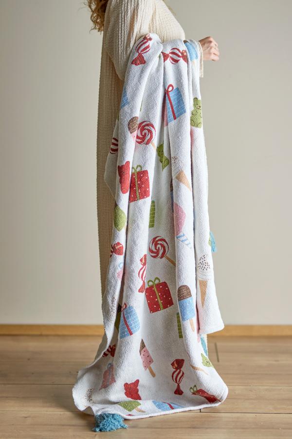 Sweets Pledd 160x130cm Multicolor