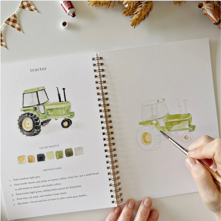 Watercolor Workbook Farm
