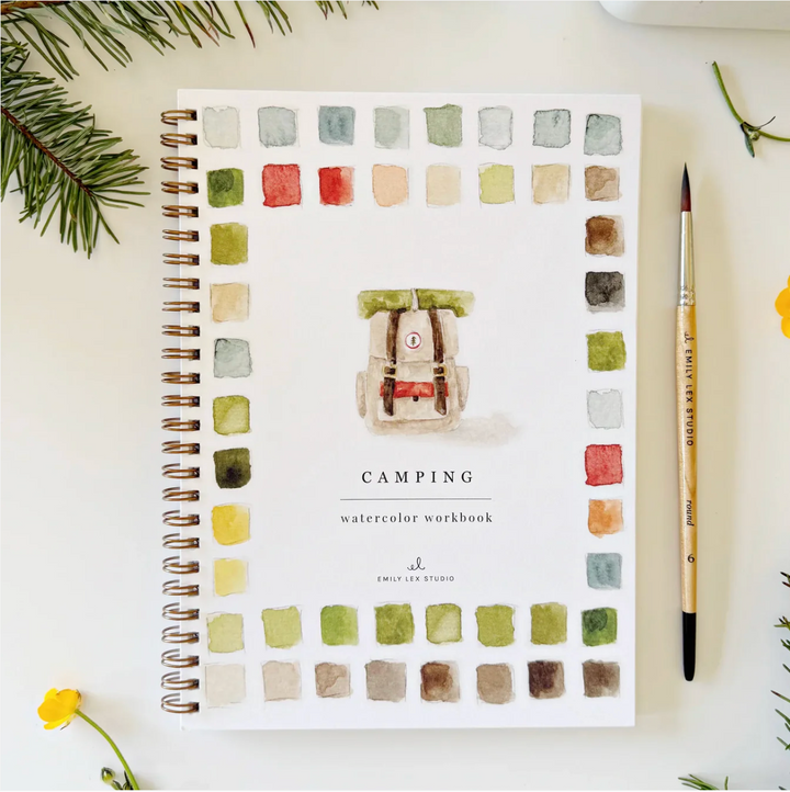Watercolor Workbook Camping