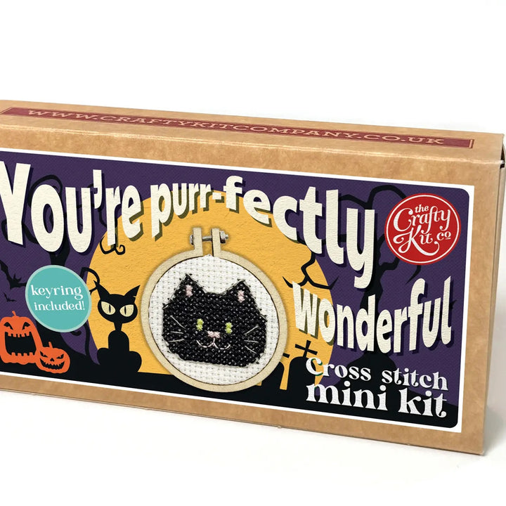Mini Broderingskit You´re Purr-fectly Wonderful