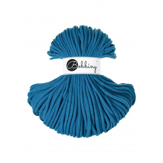 Premium 5mm Braided Cord Dopamin Blå
