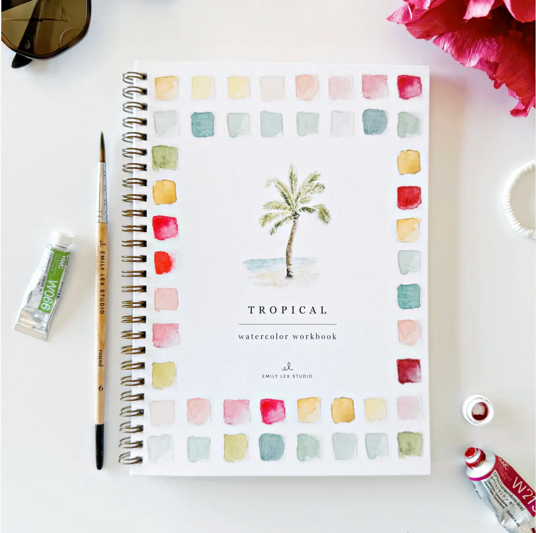 Watercolor Workbook Tropical
