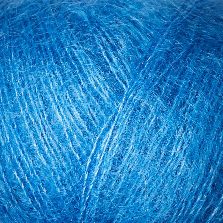 Soft Silk Mohair - Valmueblå