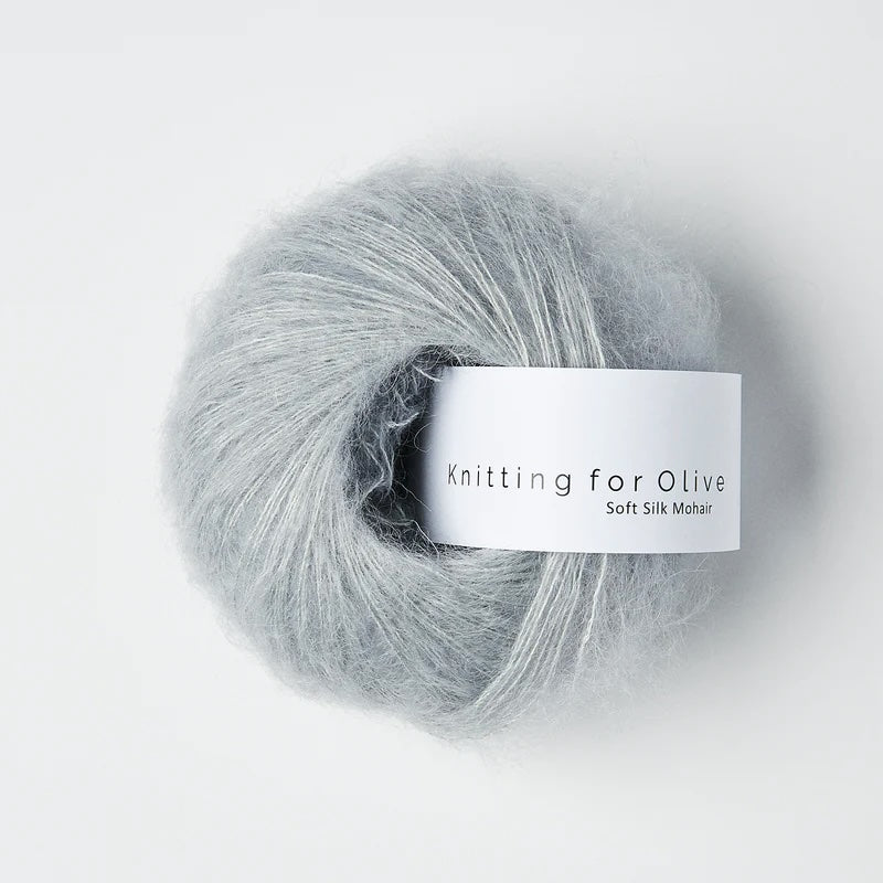 Soft Silk Mohair - Pudderblå