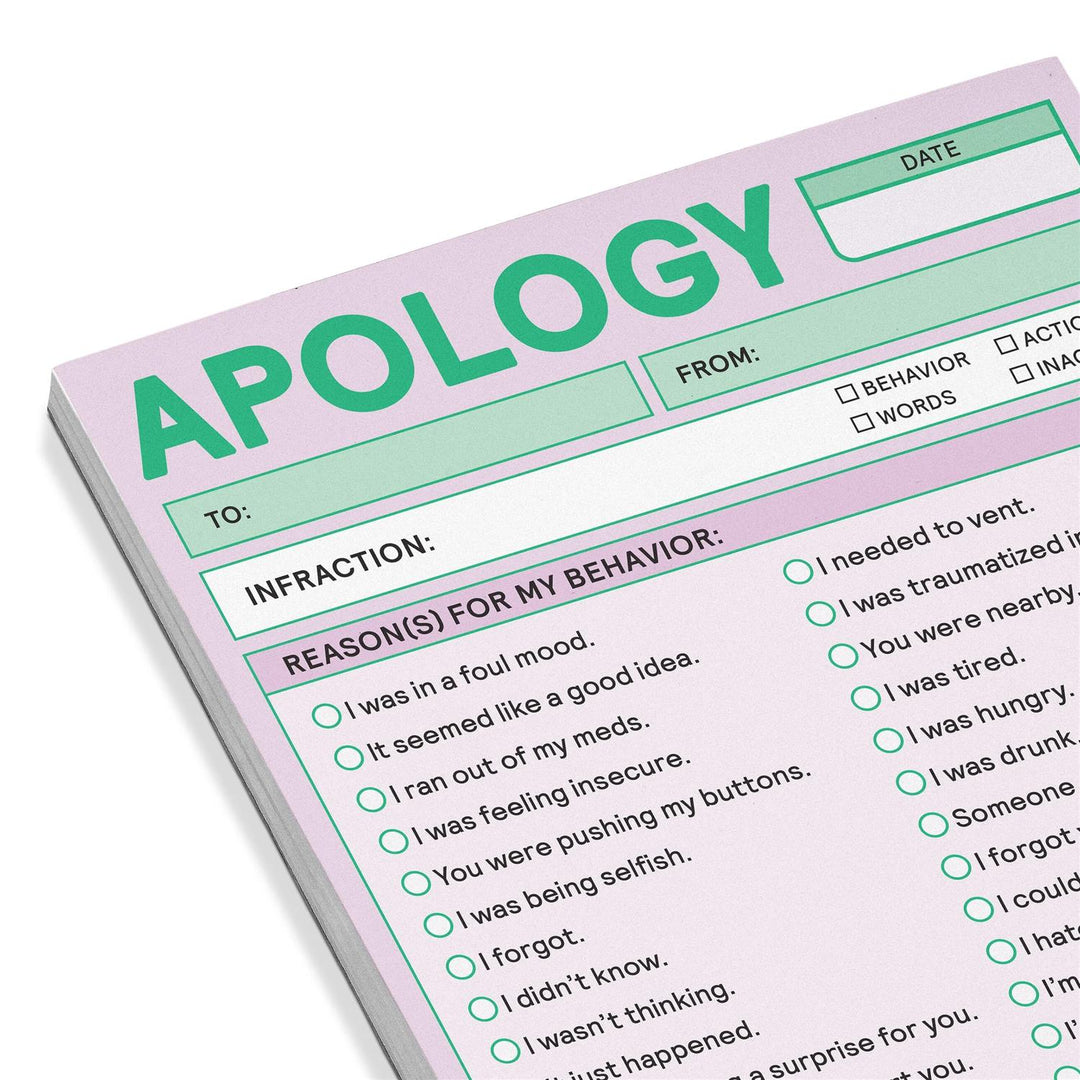 Apology Note