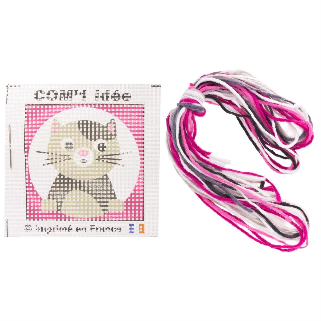 Broderingskit Barn Katt