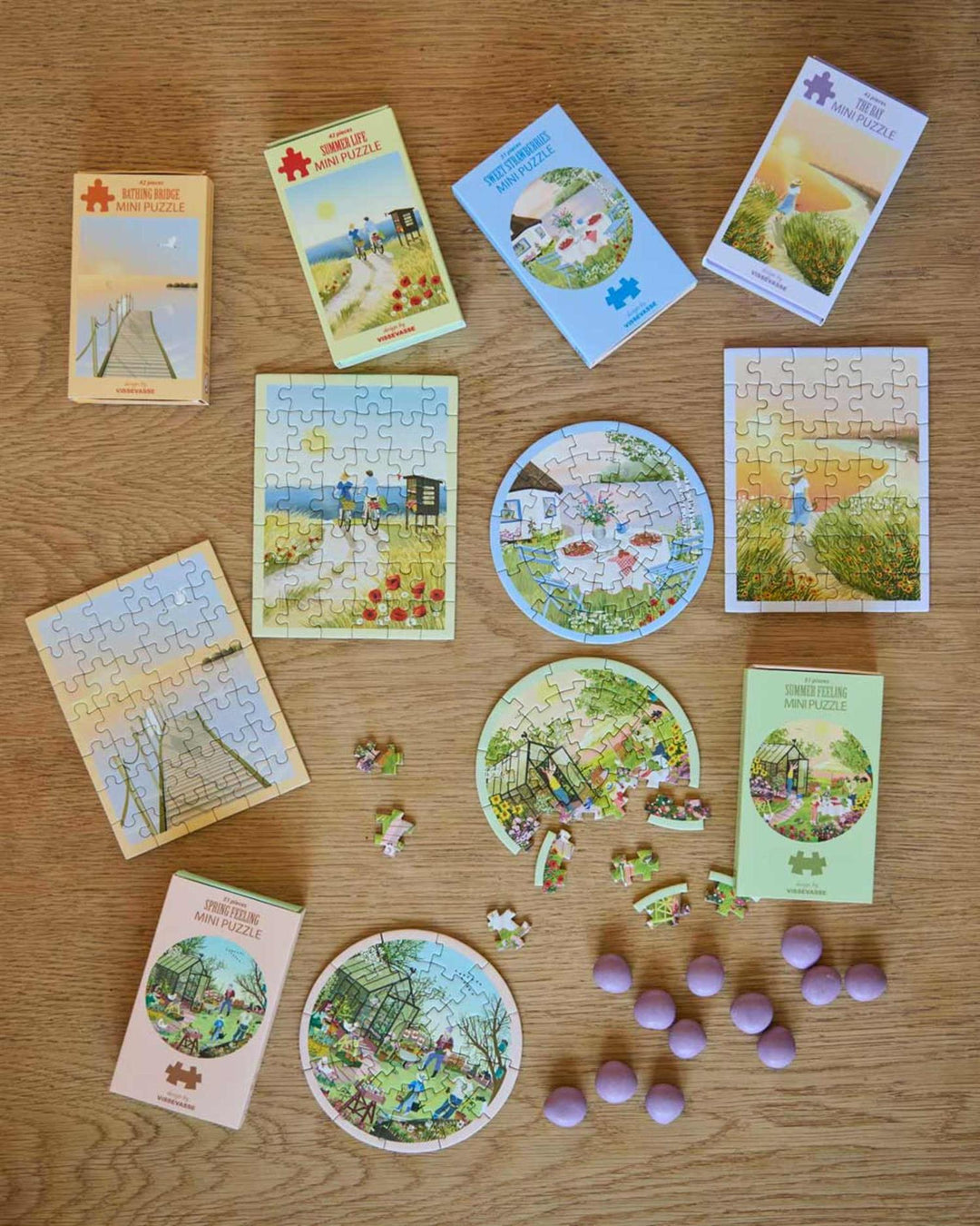 Bathing Bridge Mini Puzzle - 42 brikker
