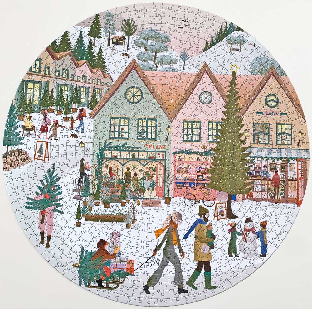 White Christmas - puzzle 1000pcs