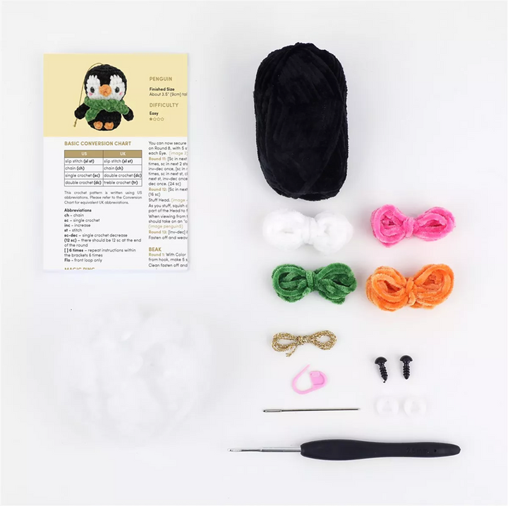 Pia The Penguin Hekle kit