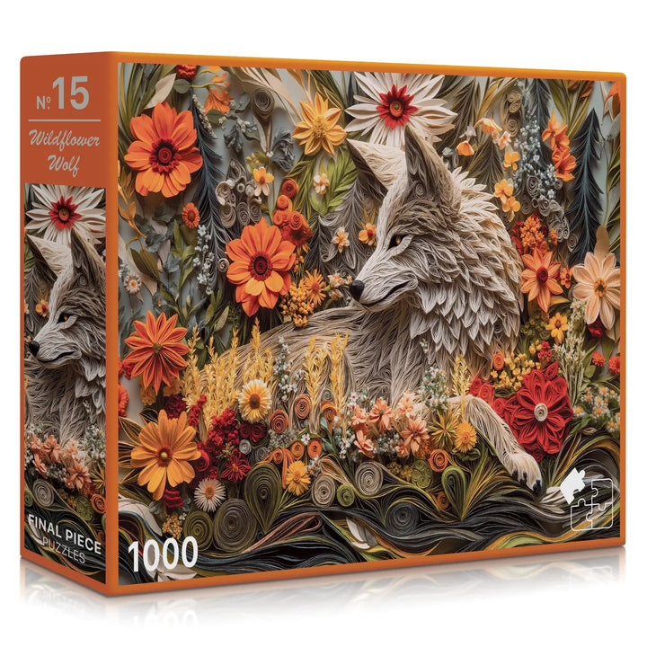 Wildflower Wolf - 1000 Brikker
