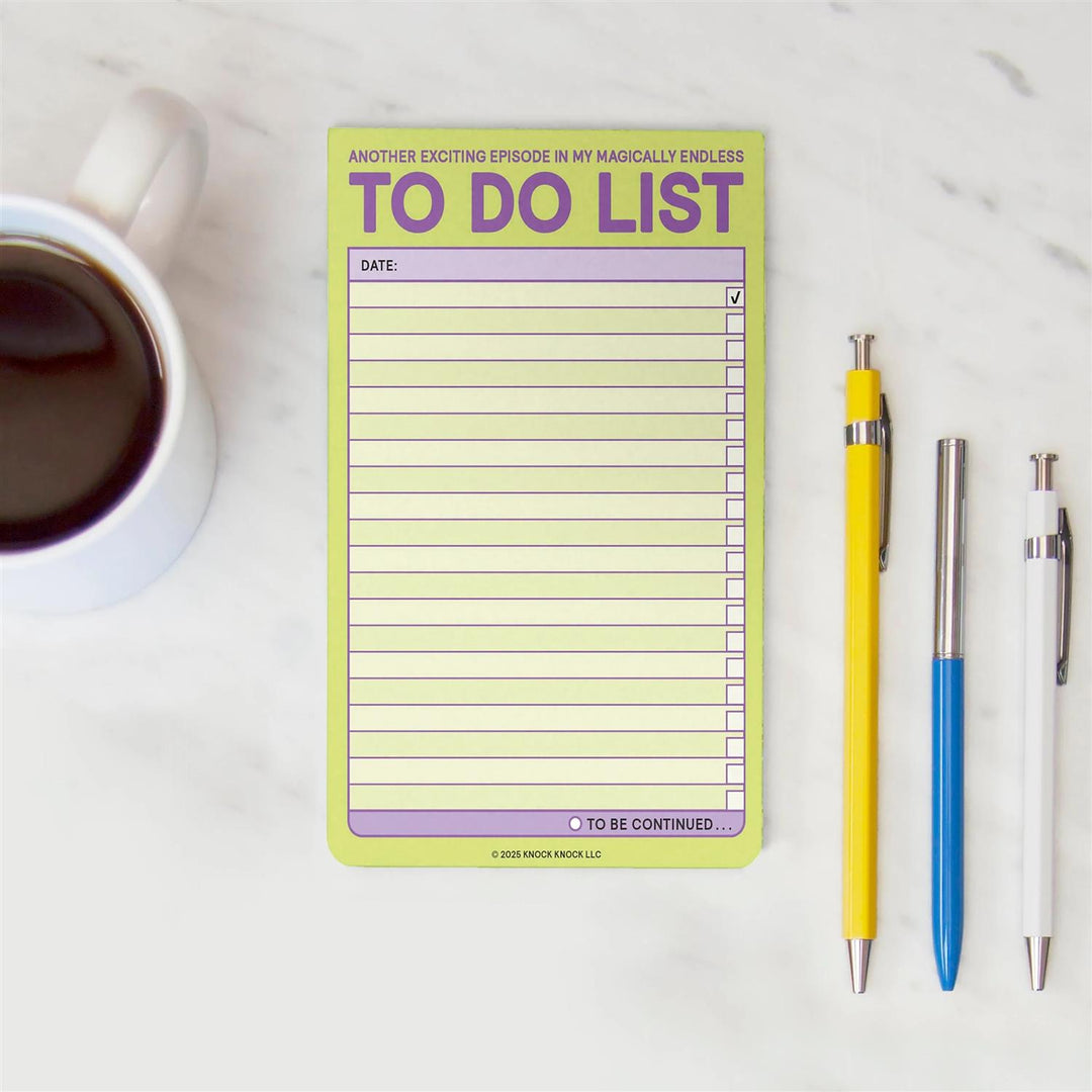 Endless To Do List Notes
