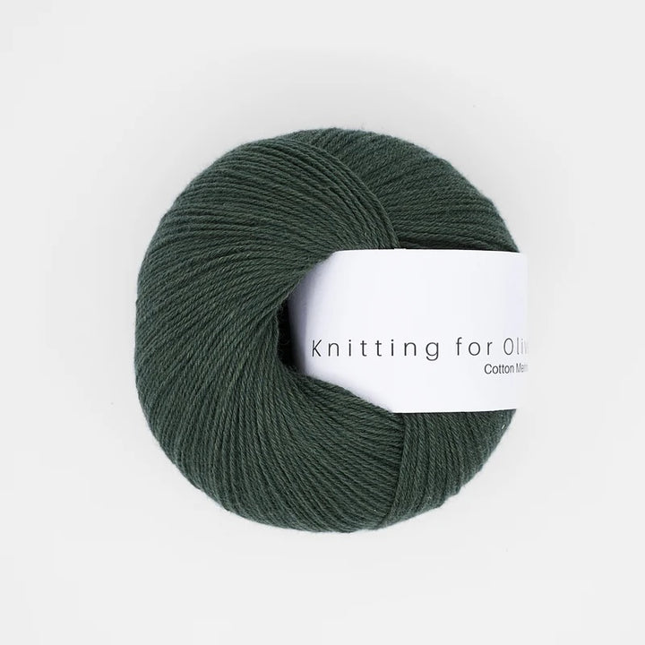 Cotton Merino - Flaskegrønn