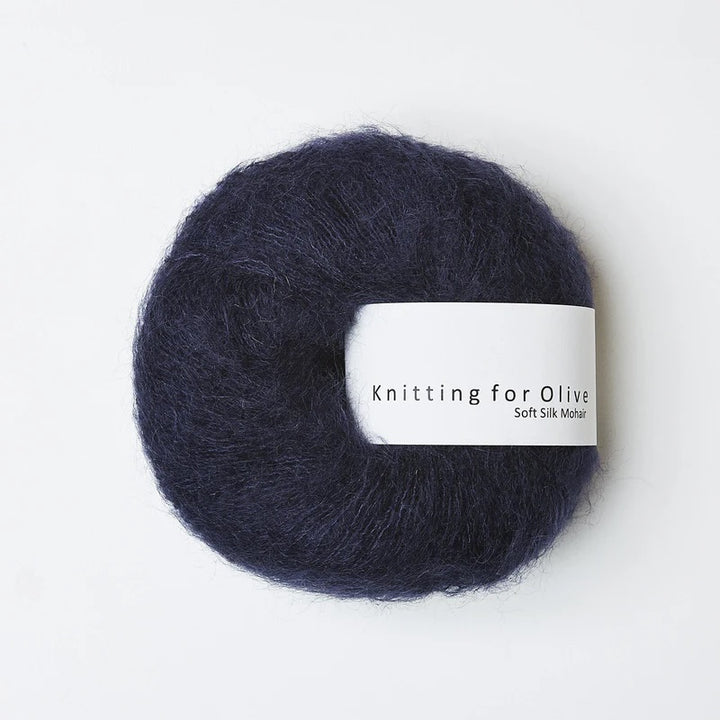 Soft Silk Mohair - Marineblå