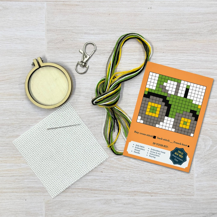 Mini Broderingskit Keep Calm And Plough On!