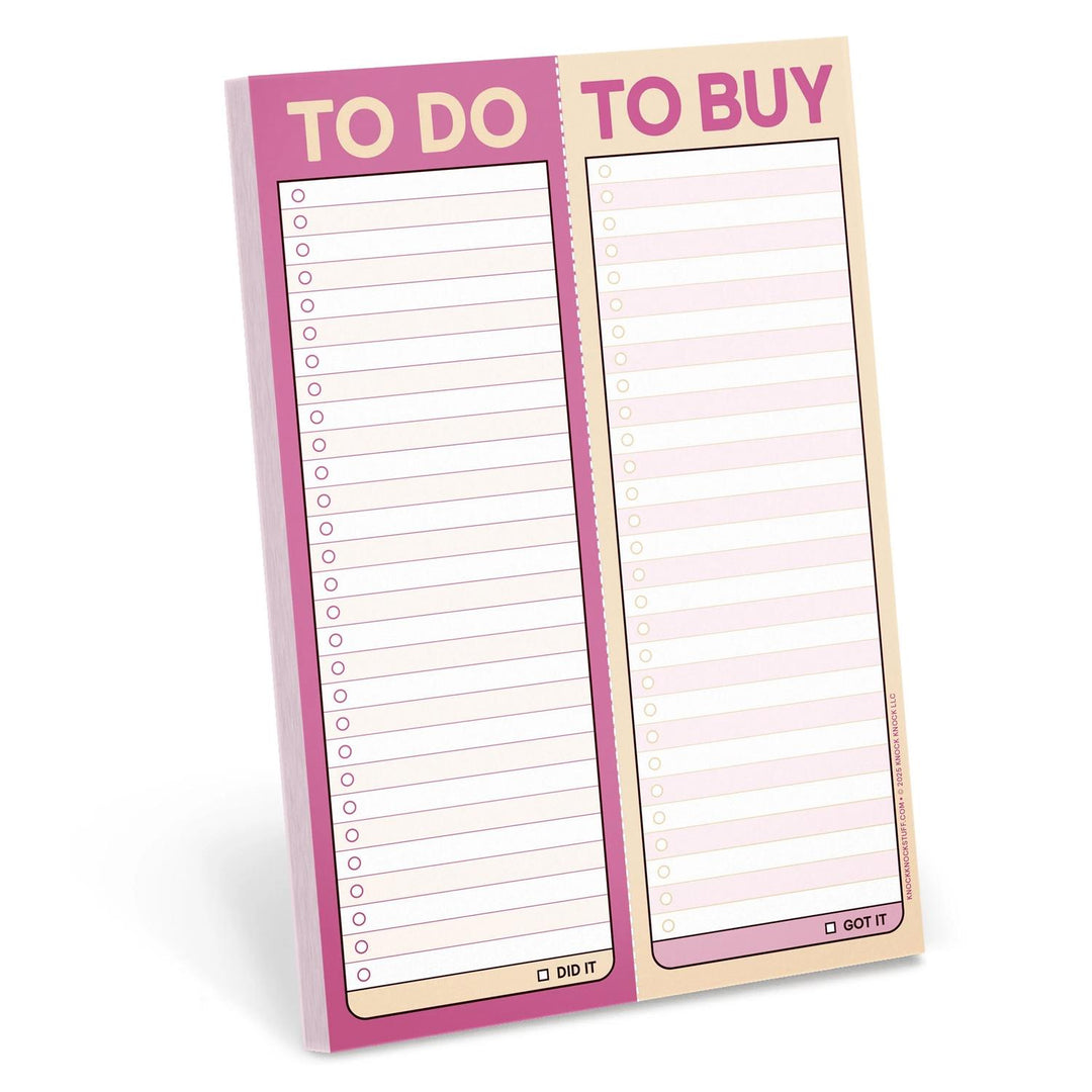 To Do/To Buy Notepad