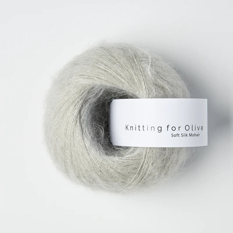 Soft Silk Mohair - Perlegrå