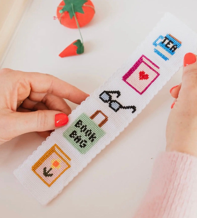 Cross Stitch Bookmark Kit - Bookish