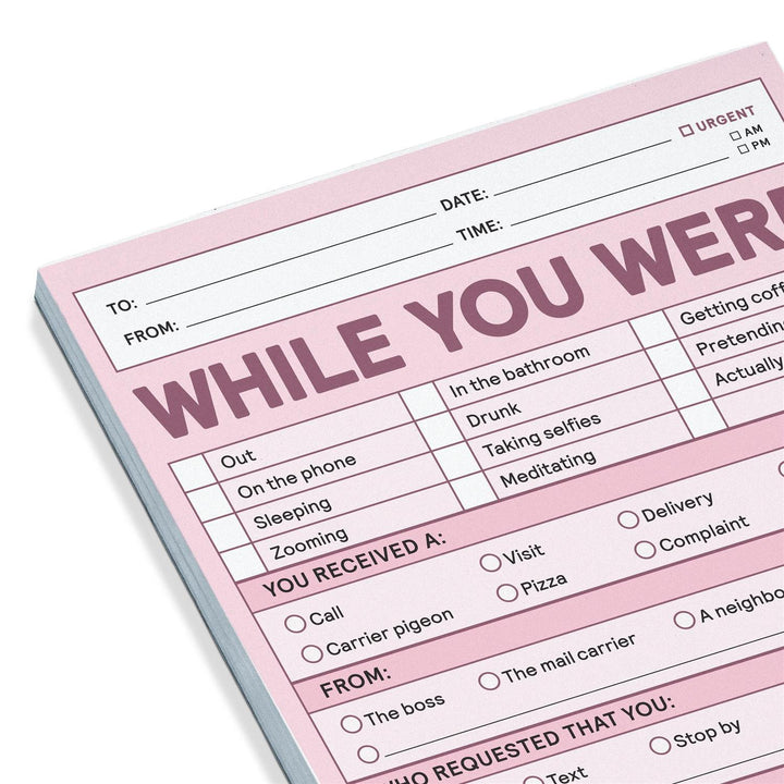 While You Were Note