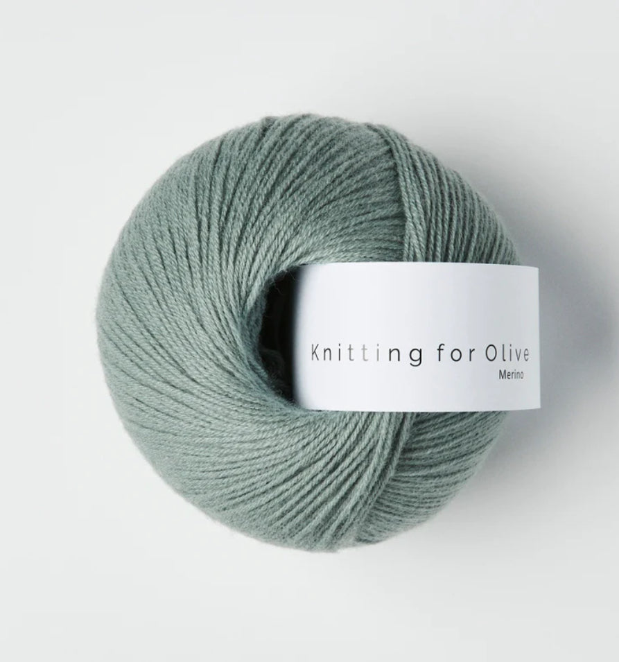 Merino - Støvet Aqua
