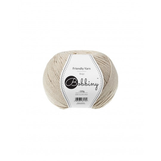 Friendly Yarn 100% Bomull Beige