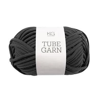 Tubegarn 4mm Mørk Grå