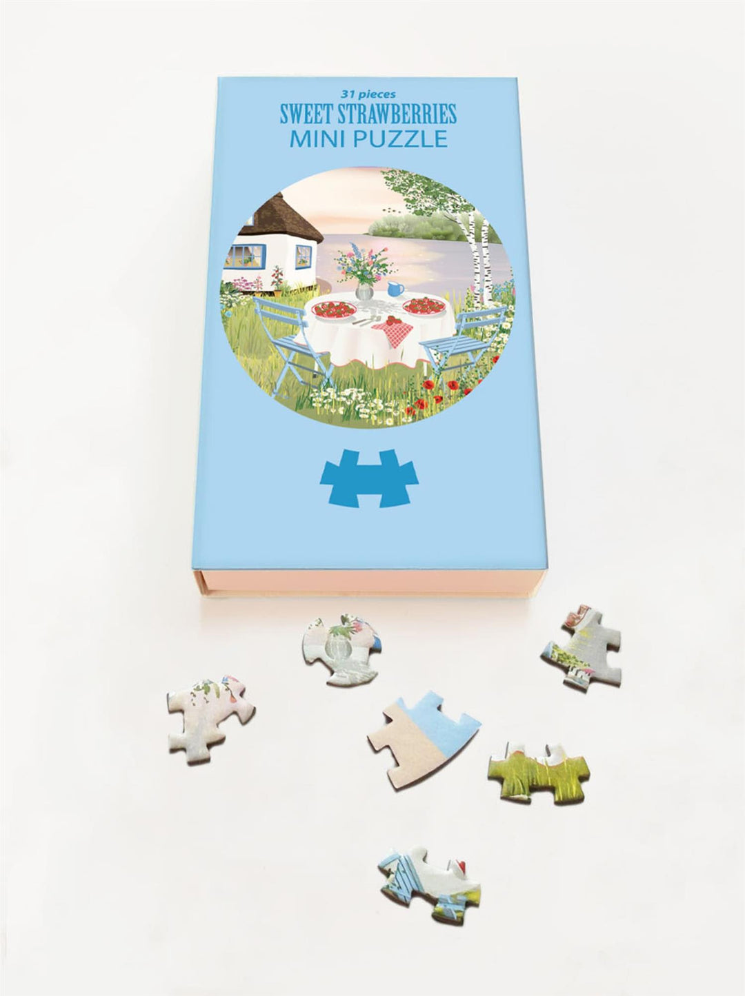 Sweet Strawberries Mini Puzzle - 31 brikker
