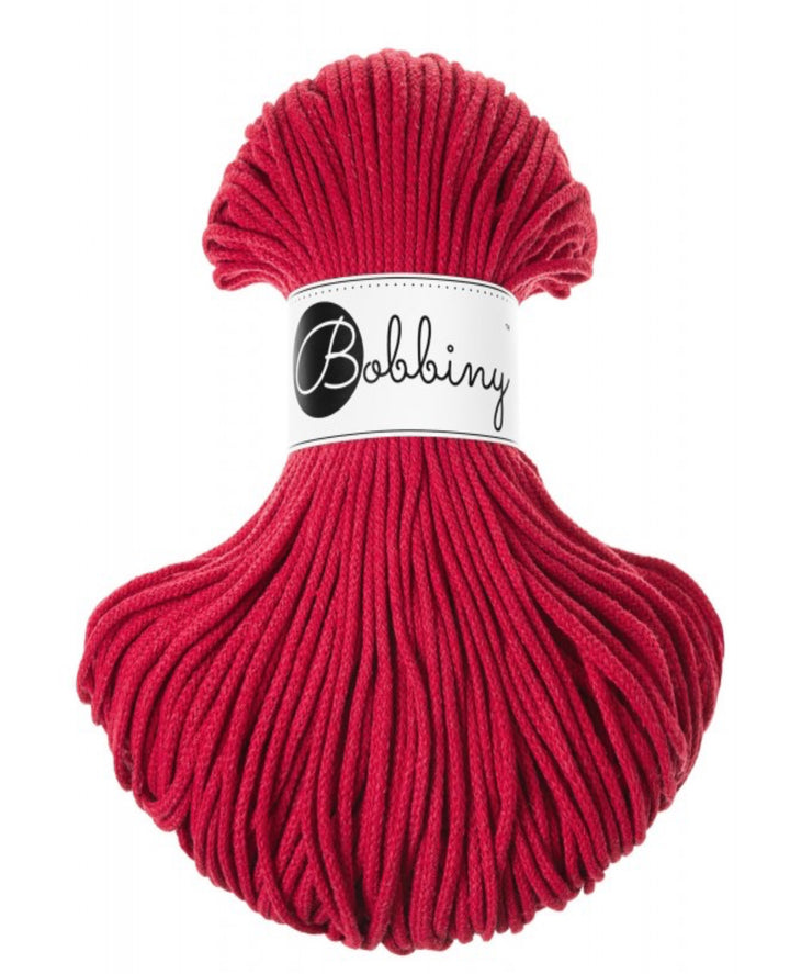 Junior 3mm Braided Cord Klassisk Rød