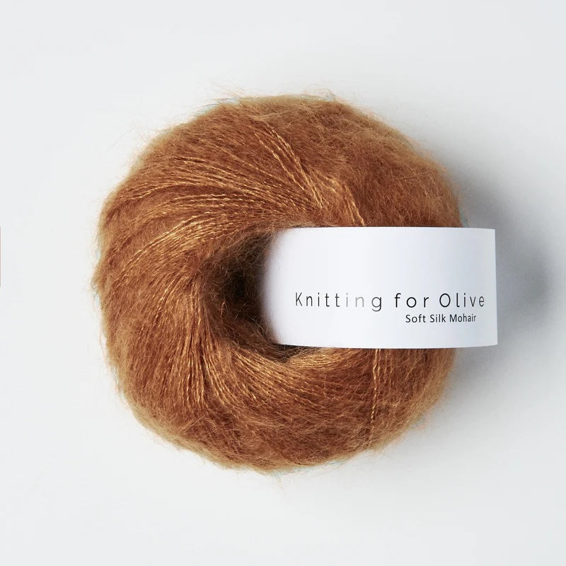 Soft Silk Mohair - Kobber