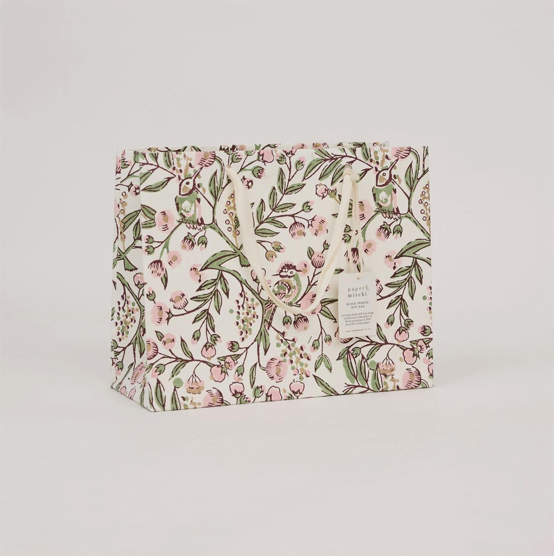 Block Printed Gift Bag