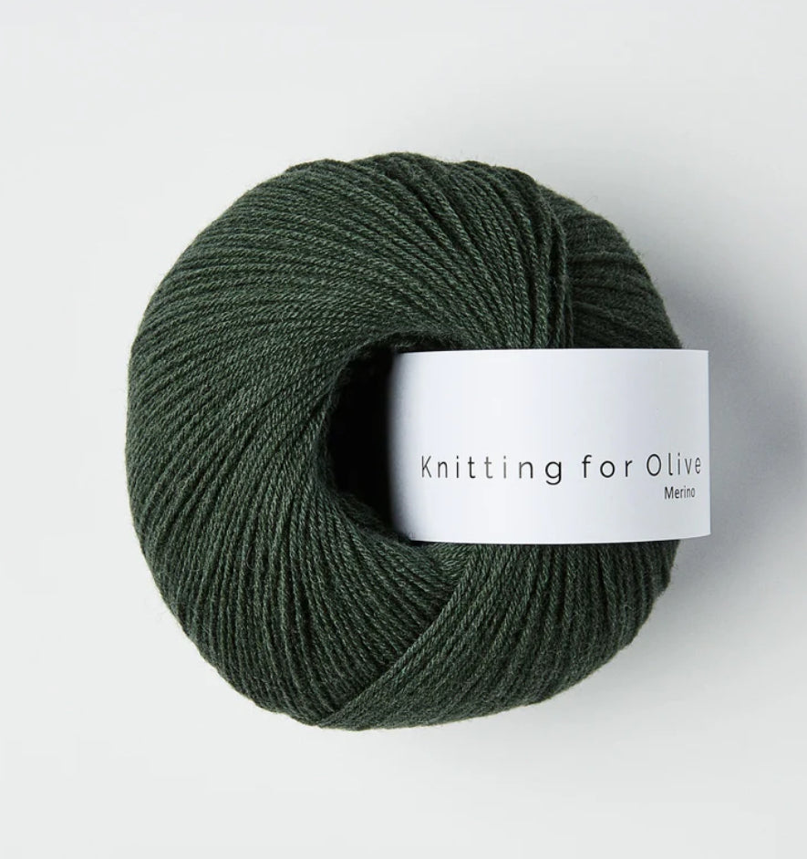 Merino - Flaskegrønn