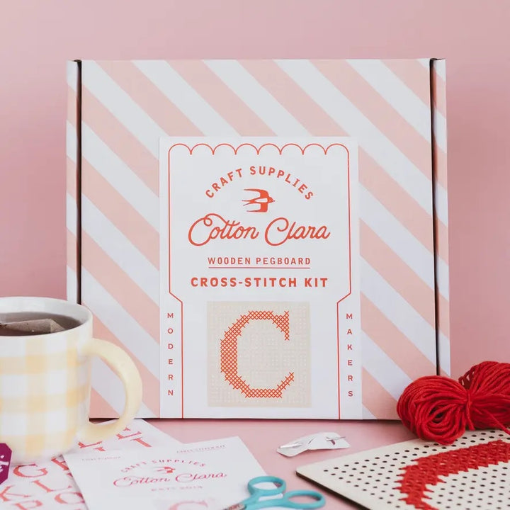 Broderingskit Treplate Rosa