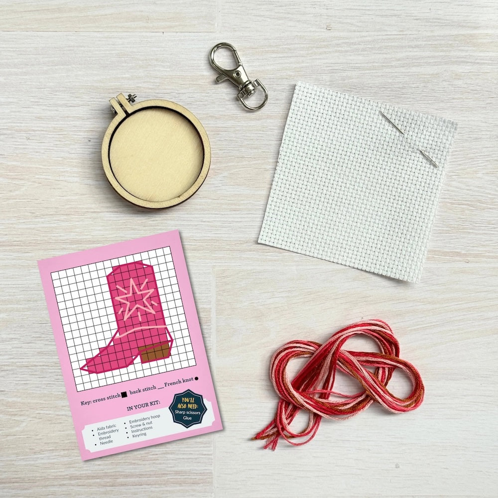 Mini Broderingskit Giddy Up Gorgeous!