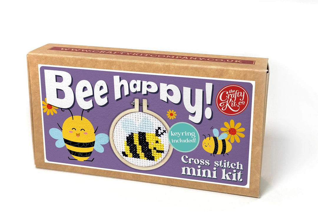 Mini Broderingskit Bee Happy