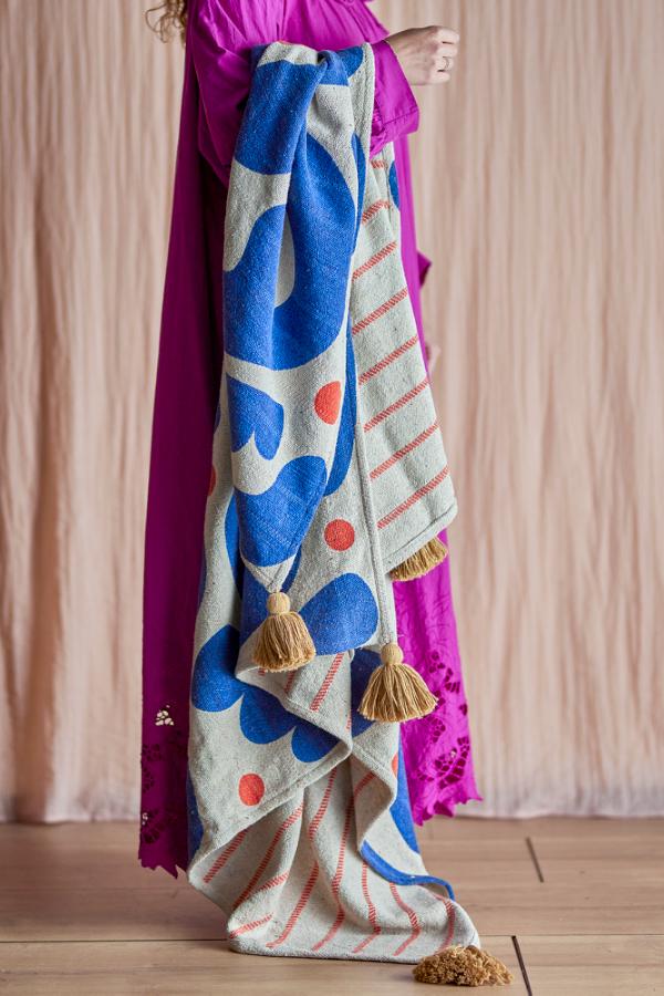 Eviaya Pledd 160x130cm Multicolor