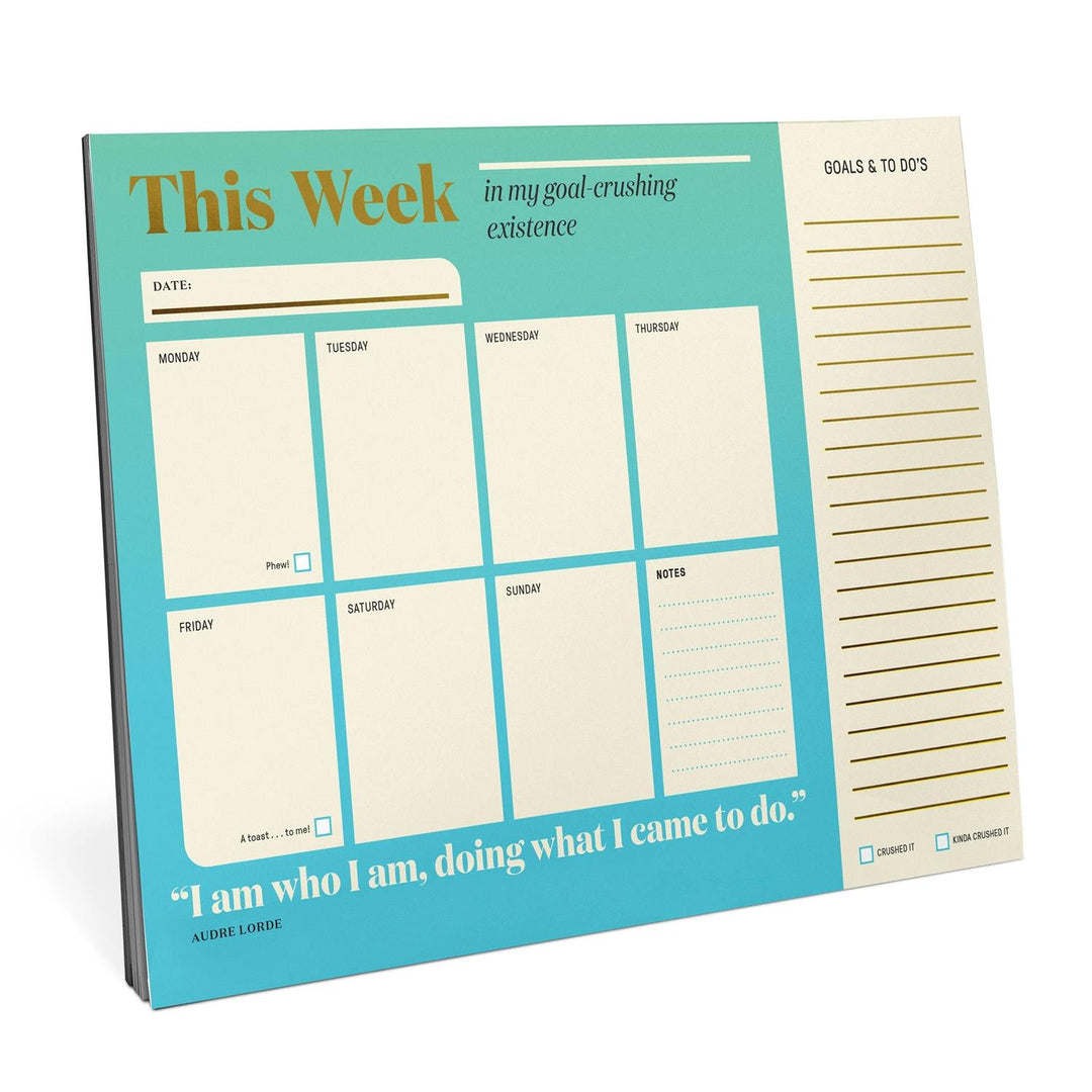 Crush Your Goals This Week Planner